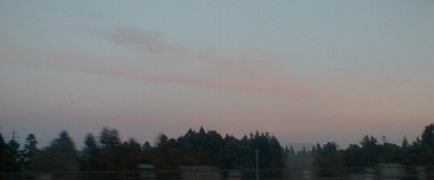 丹沢の東側を通過中